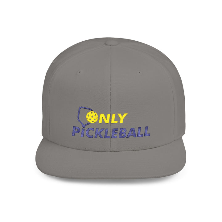 Only Pickleball Flat Bill Snapback 1