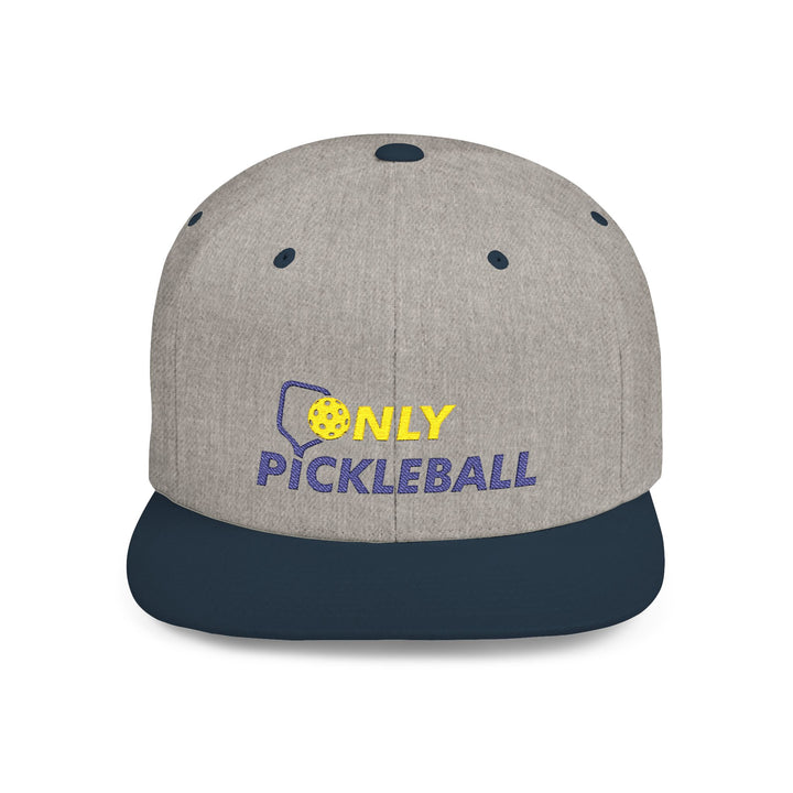 Only Pickleball Flat Bill Snapback 1