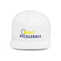 Only Pickleball Flat Bill Snapback 1