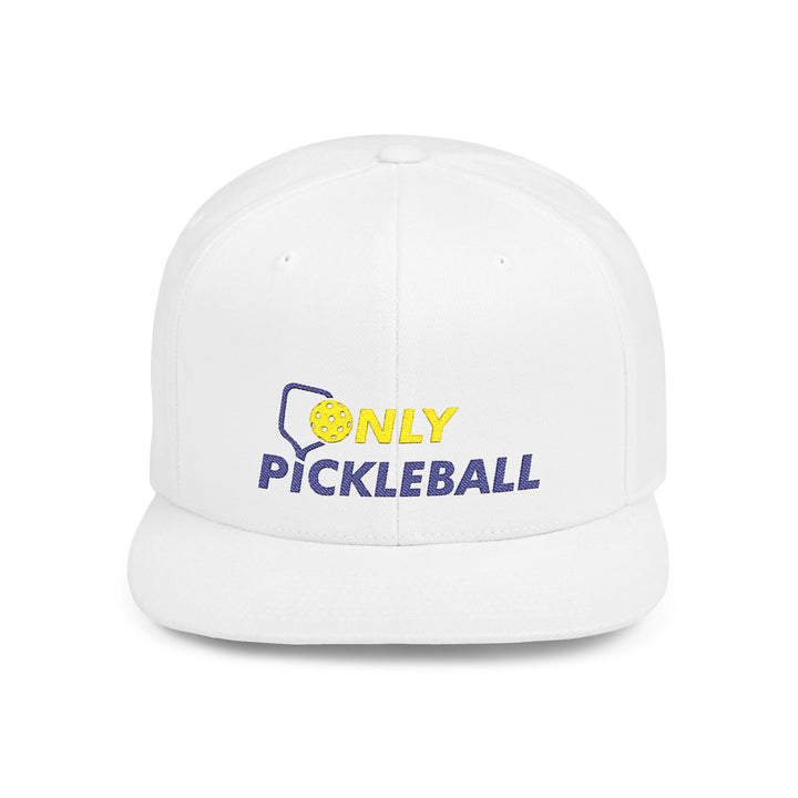 Only Pickleball Flat Bill Snapback 1