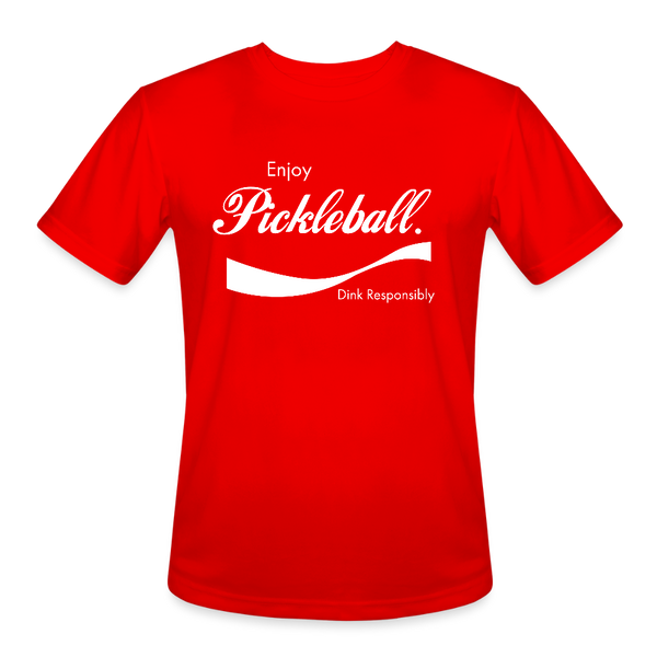 Men’s Moisture Wicking Performance T-Shirt - red