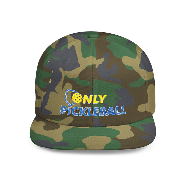 Only Pickleball Flat Bill Snapback 2
