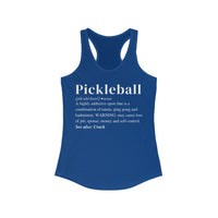 Women's Tank - Pickleball Definition