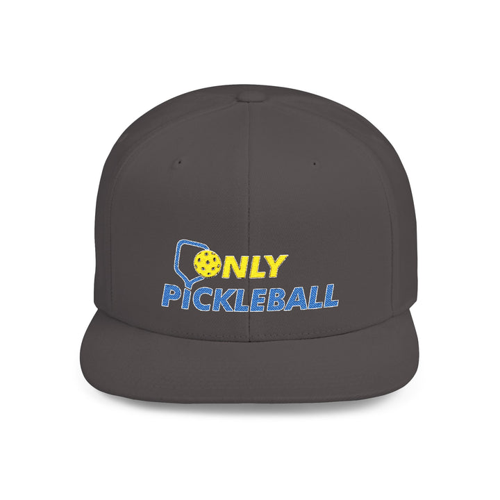 Only Pickleball Flat Bill Snapback 2