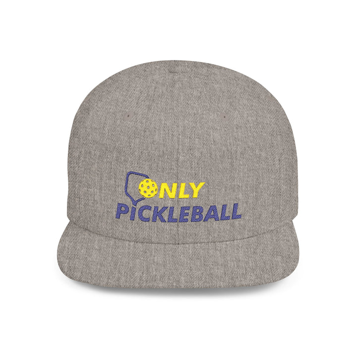 Only Pickleball Flat Bill Snapback 1