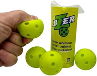 Bzer Mini Pickleballs - Sleeve of 3 (Soft Rubber Training Balls)