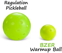 Bzer Mini Pickleballs - Sleeve of 3 (Soft Rubber Training Balls)