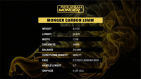 Pickleball Monger T700 Toray Carbon Fiber Paddle