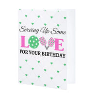Pickleball Birthday Card - Serving Up Some Love