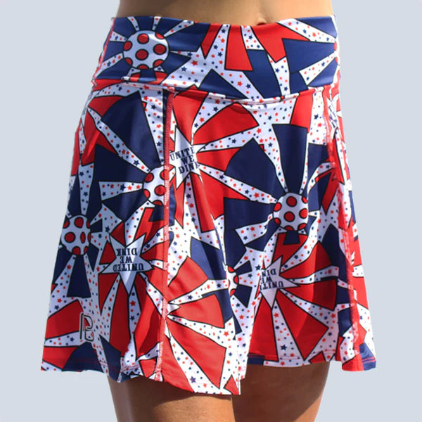 Pickleball Bella United We Dink A-Line Skort