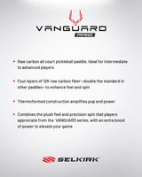 Selkirk VANGUARD Pro Pickleball Paddle