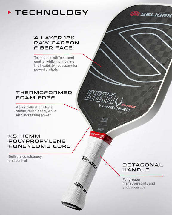 Selkirk VANGUARD Pro Pickleball Paddle