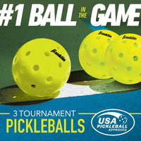 Franklin X-40 Outdoor Pickleballs - 3 pack