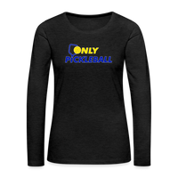 Women's Long Sleeve - Only Pickleball - charcoal grey