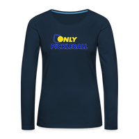 Women's Long Sleeve - Only Pickleball - deep navy