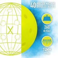 Franklin X-40 Outdoor Pickleballs - 36 Pack Bucket