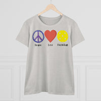 Women's T-Shirt - Peace Love Pickleball