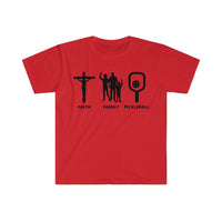 Men's T-Shirt - Faith Family Pickleball