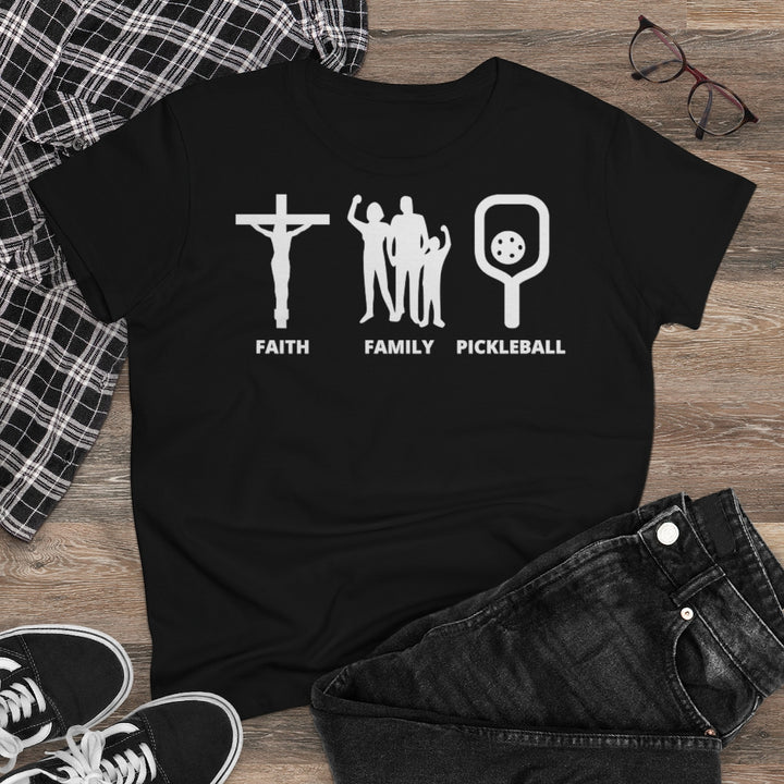 Women's T-Shirt - Faith Family Pickleball