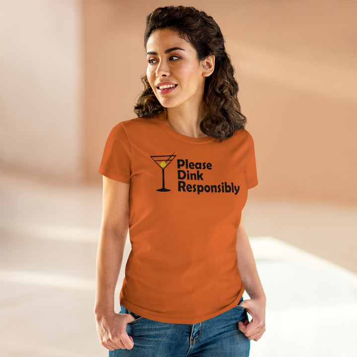 Women's T-Shirt - Please Dink Responsibly