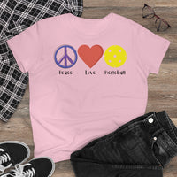 Women's T-Shirt - Peace Love Pickleball