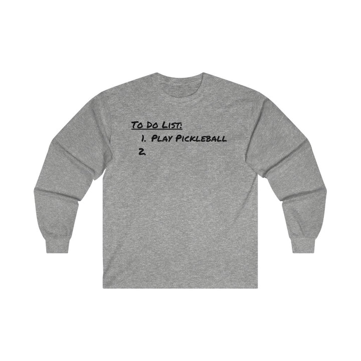 Men's Long Sleeve - To Do List 1-2