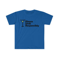 Men's T-Shirt - Please Dink Responsibly