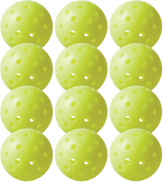 Franklin X-40 Outdoor Pickleballs - 1 Dozen (12 balls)