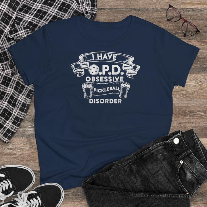 Women's T-Shirt - Obsessive Pickleball Disorder