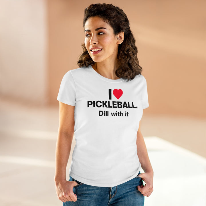 Women's T-Shirt - I Love Pickleball