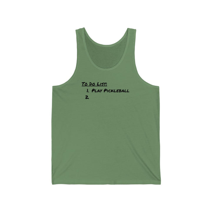 Men's Tank - To Do List short
