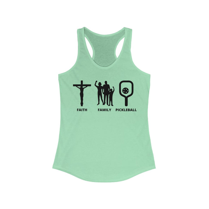 Women's Tank - Faith Family Pickleball