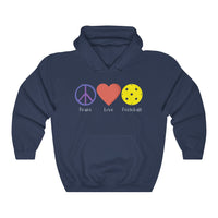 Unisex Hoodie - Peace Love Pickleball