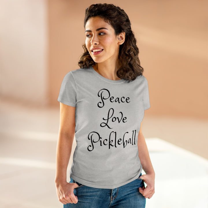 Women's T-Shirt - Peace Love Pickleball 2