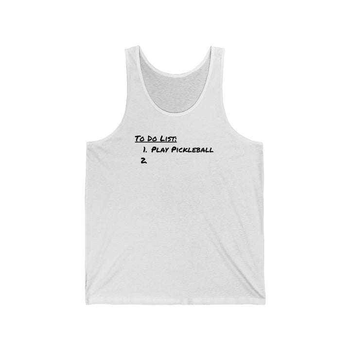 Men's Tank - To Do List short