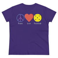Women's T-Shirt - Peace Love Pickleball