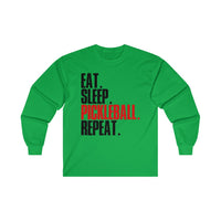 Men's Long Sleeve - Eat Sleep Pickleball Repeat