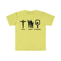 Men's T-Shirt - Faith Family Pickleball