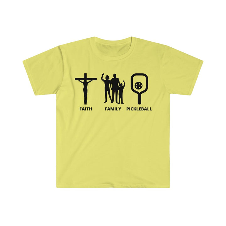 Men's T-Shirt - Faith Family Pickleball