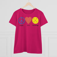 Women's T-Shirt - Peace Love Pickleball