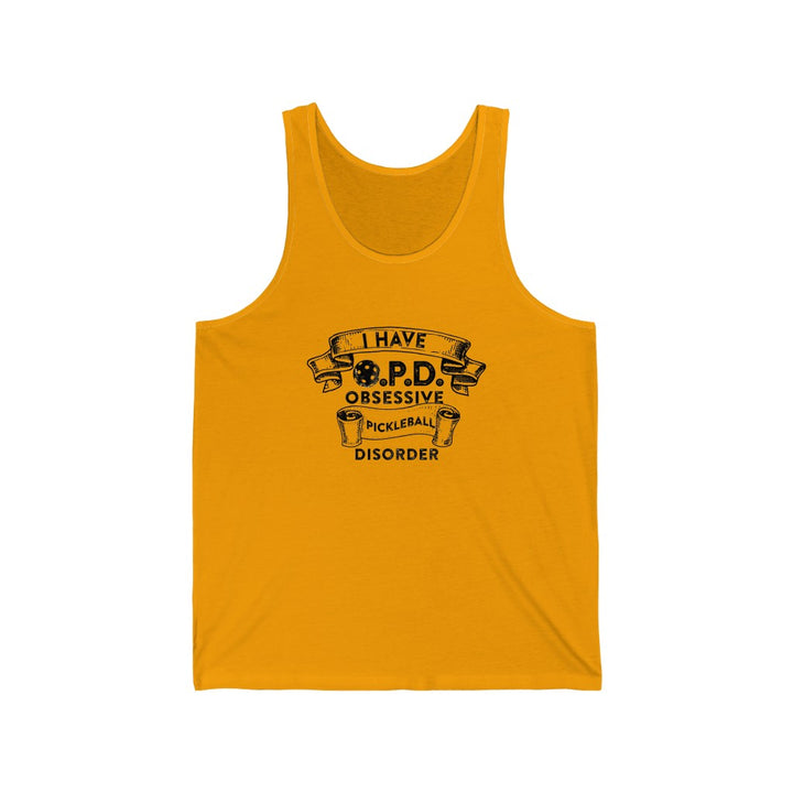 Men's Tank - Obsessive Pickleball Disorder