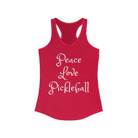 Women's Tank - Peace Love Pickleball 2