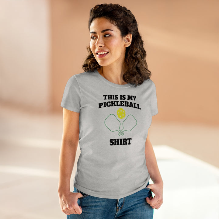 Women's T-Shirt - This Is My Pickleball Shirt