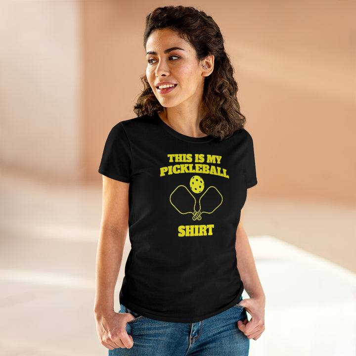Women's T-Shirt - This Is My Pickleball Shirt