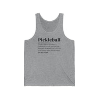 Men's Tank - Pickleball Definition