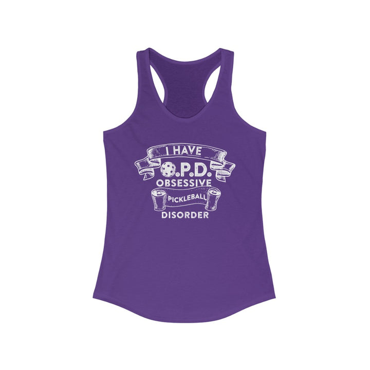 Women's Tank - Obsessive Pickleball Disorder