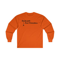 Men's Long Sleeve - To Do List 1-2