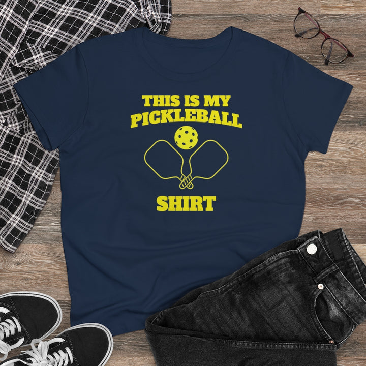Women's T-Shirt - This Is My Pickleball Shirt