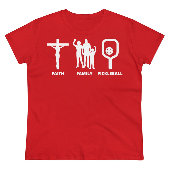 Women's T-Shirt - Faith Family Pickleball