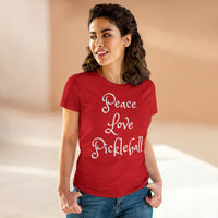 Women's T-Shirt - Peace Love Pickleball 2